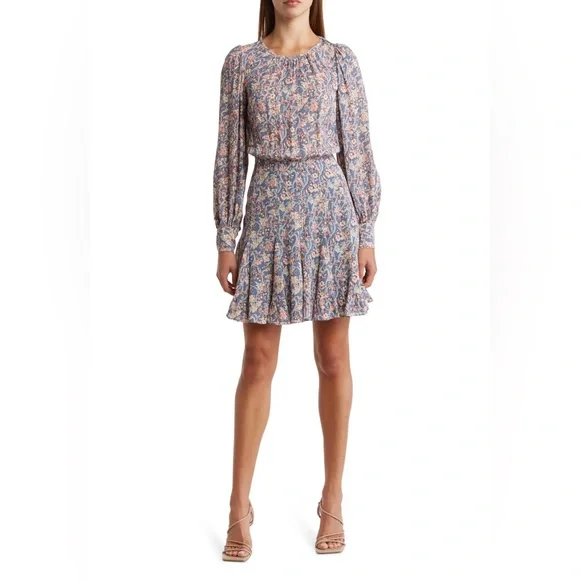 Veronica Beard Gara Floral Long Sleeve Dress NWOT - Picture 2 of 5